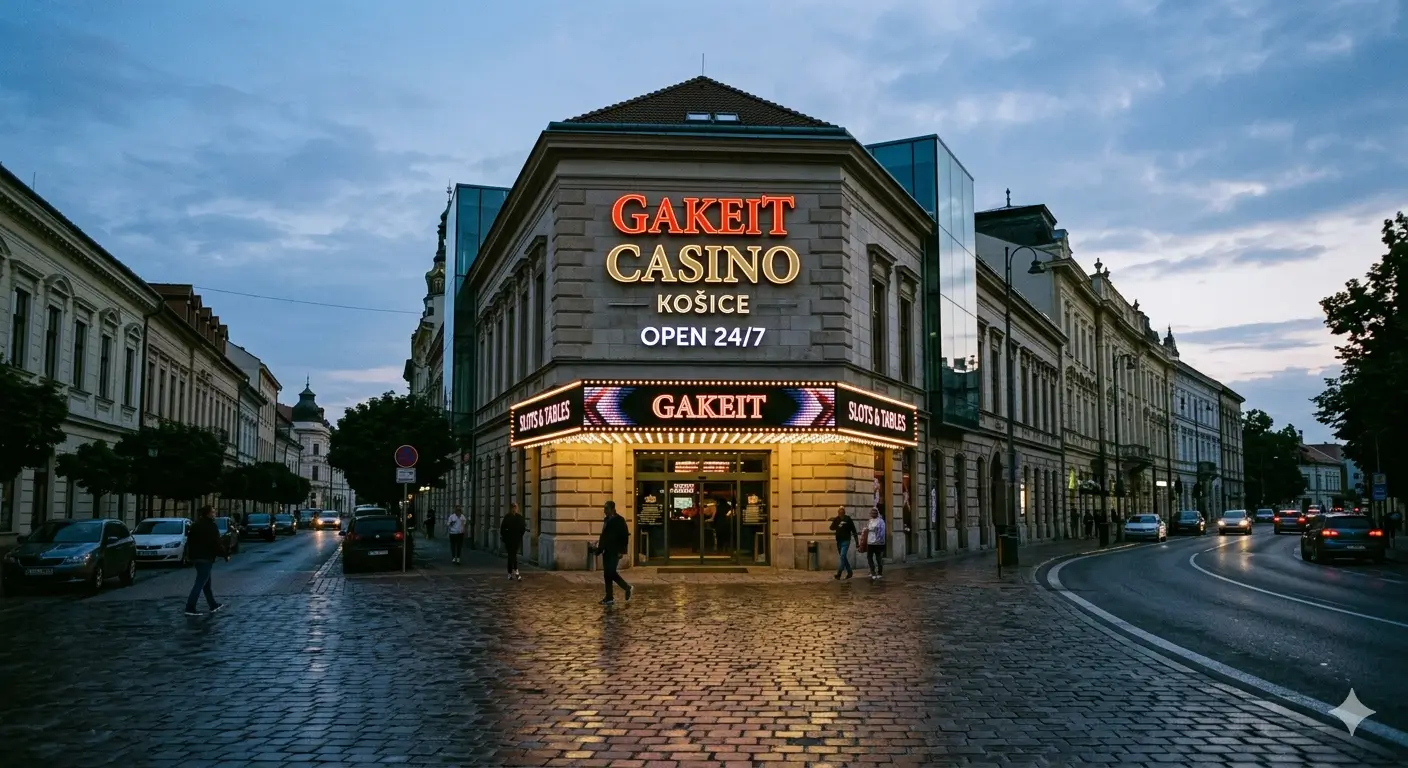 Interiér kasína Gakeit Košice